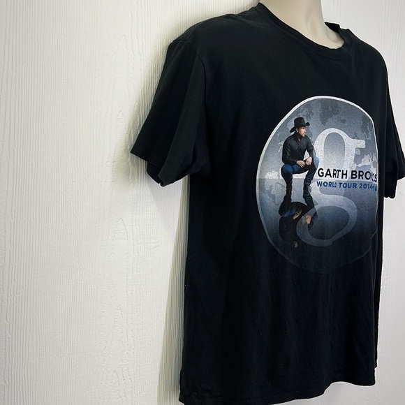 Hanes - Garth Brooks World Tour 2014 - 2016 Graphic Short Sleeve T Shirt Size L - Picture 3 of 8